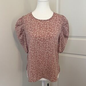 Alice Blue Mauve Floral Blouse